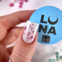 Luna Gel Flower#1 Гель для наращивания с сухоцветами 15ml