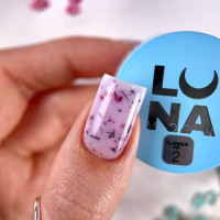 Luna Gel Flower#2 Гель для наращивания с сухоцветами 15ml
