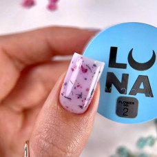 Luna Gel Flower#2 Гель для нарощування із сухоцвітами 15ml