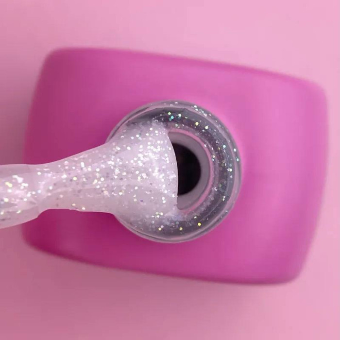 Luna Light Acrygel #70 Гель жидкий молочный с разноцветной блесткой 13ml