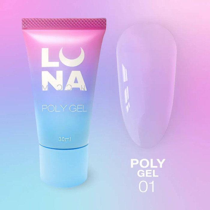Luna Poly Gel #01 Полігель прозорий 30ml