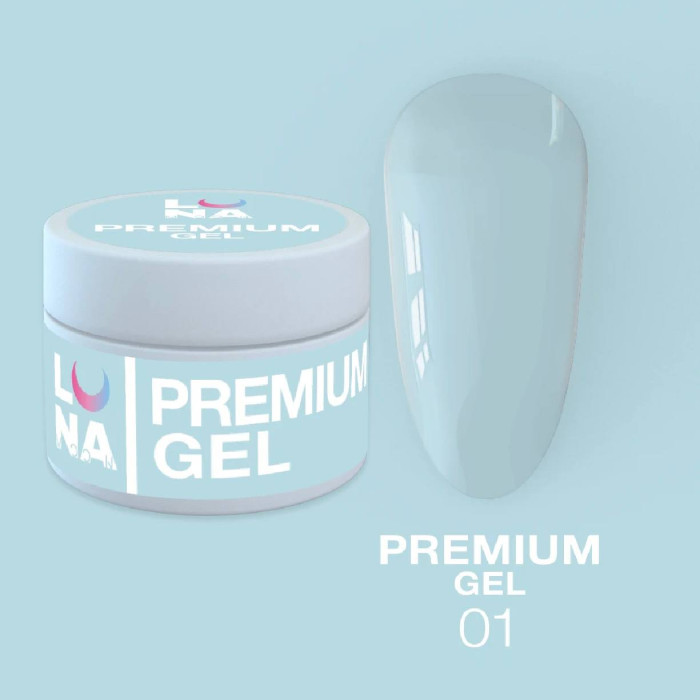 Luna Gel Premium #01 Гель прозорий 15ml