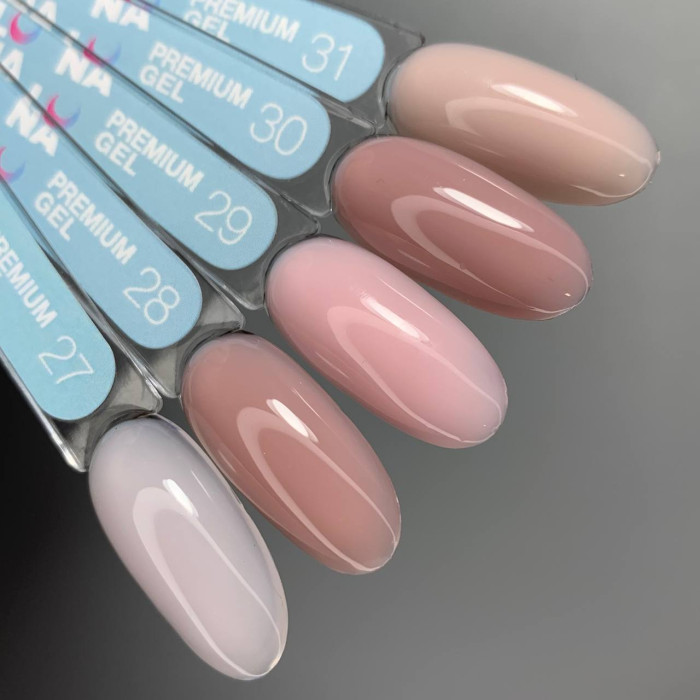 Luna Gel Premium #27 Гель для наращивания молочный с розовинкой 15ml