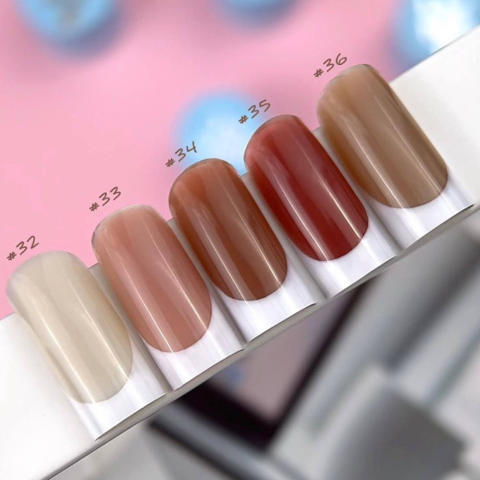 Luna Gel Premium #33 Гель для нарощування  персиково-коричневий 30ml