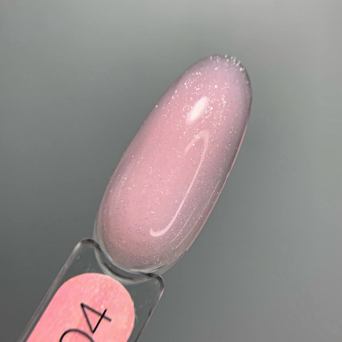 Luna Gel Unicorn Shimmer №4 Гель светлый розовый с шиммером 15ml