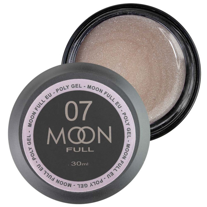 Moon Poly Gel #07 Полігель кольоровий з шиммером 30ml