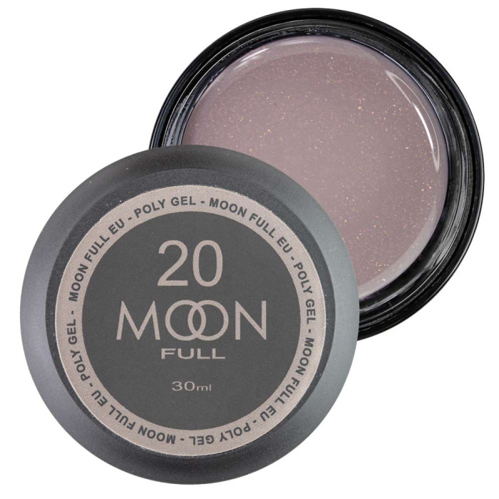 Moon Poly Gel #20 Полигель цветной с шиммером 30ml