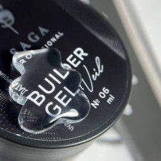 Saga Builder Veil Gel #06 Гель прозрачный 15ml