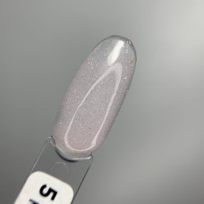 Saga Builder Night Gel #5 Гель для нарощування тепло-молочний з блискітками 15ml