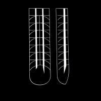 Верхние формы для наращивания Karo Right Square 120шт