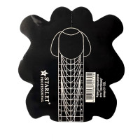 Нижні форми для нарощування чорні Starlet 300шт