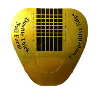 Нижні форми для нарощування золоті Starlet 500шт