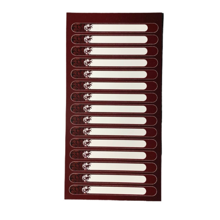 Наклейки на типсы бургунди 150шт.