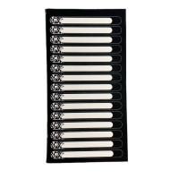 Наклейки на тіпси чорні 90шт