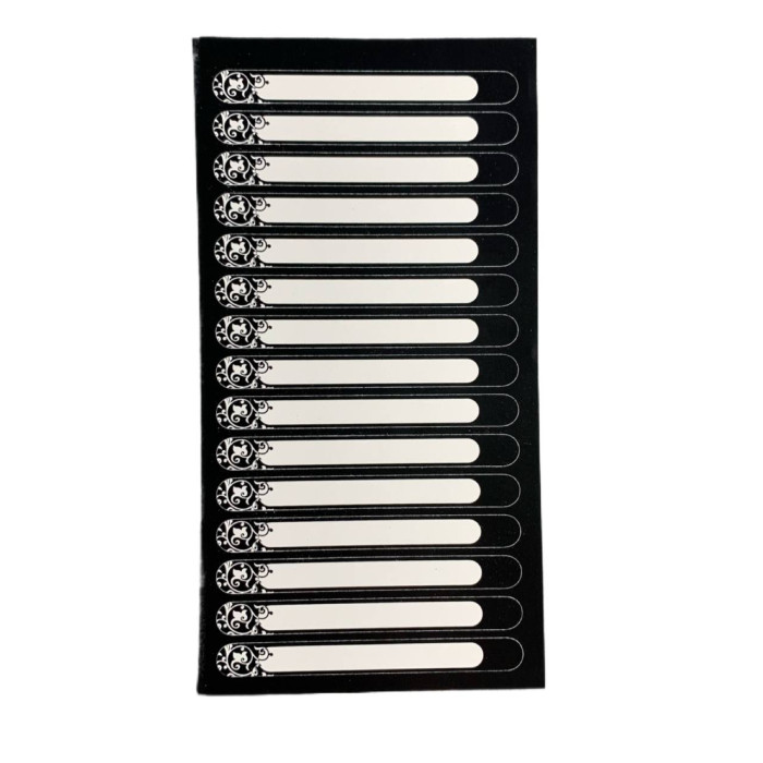 Наклейки на типсы черные 150шт