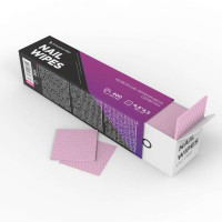 Безворсовые салфетки перфорированные Staleks розовые 400шт