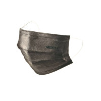 Маски захисні Чорні 40шт/уп Meditex