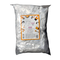 Чохол для педикюрної ванночки 80х80cm Прозорі на резинці 50шт Panni Mlada