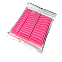 Мікробраш для вій Рожеві 100шт