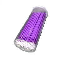 Микробраш для ресниц Лиловые в тубе 100шт