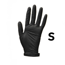 Перчатки нитриловые S Черные 100шт Medicom
