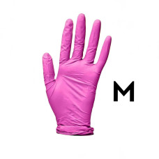 Перчатки нитриловые М Маджента 100шт Medicom