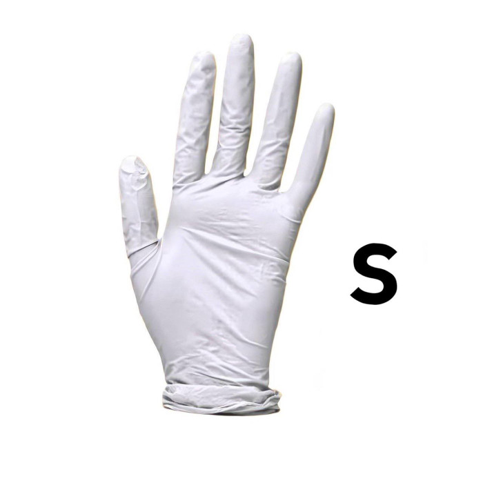 Перчатки нитриловые S Белые 100шт Medicom Medicom 100шт