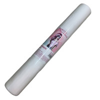 Простирадла у рулоні 0,6х100m зі спанбонду Білі Рожева Білявка