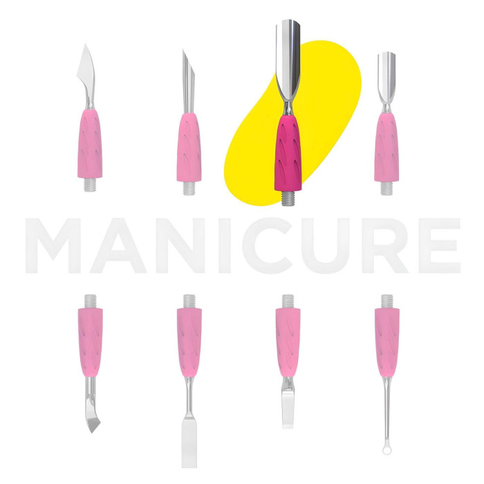 Сменная часть лопатки Staleks Combo Uniq 17 пушер округлый широкий