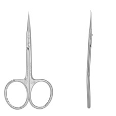 Ножницы профессиональные для кутикулы с крючком Staleks Exclusive 21/2 Magnolia 24,5mm