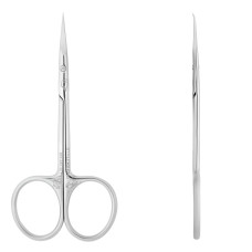 Ножницы для кутикулы с крючком Staleks Exclusive 23/1 Magnolia 21mm