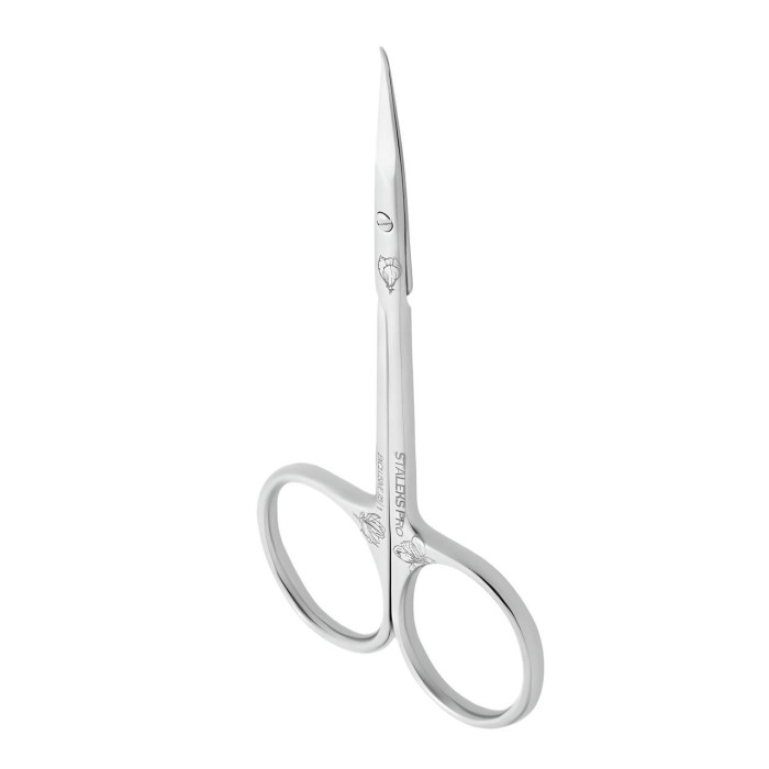 Ножницы для кутикулы с крючком Staleks Exclusive 23/1 Magnolia 21mm
