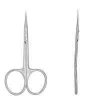 Ножиці професійні для кутикули з гачком Staleks Exclusive 23/2 Magnolia 23mm