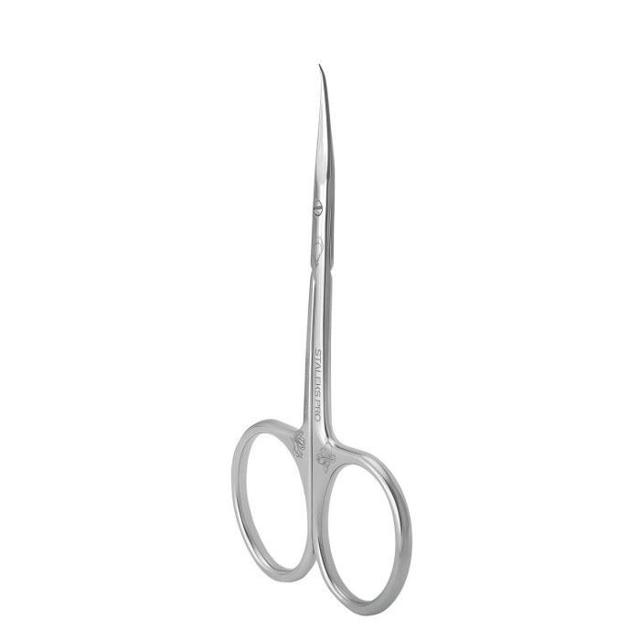 Ножницы профессиональные для кутикулы с крючком Staleks Exclusive 23/2 Magnolia 23mm