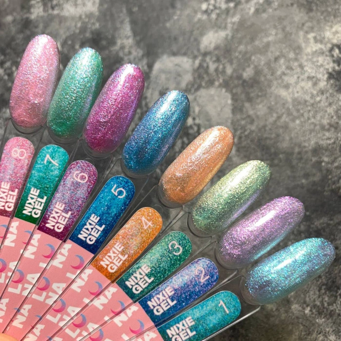 Luna Nixie Gel #06 Гель с мелкими блестками 5ml