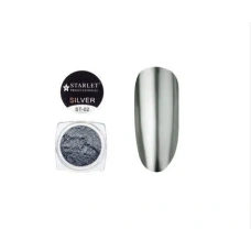 Втирка зеркальная ST #02 Silver Starlet