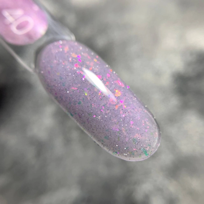 Luna Light Acrygel #40 Гель жидкий с разноцветными блестками 13ml