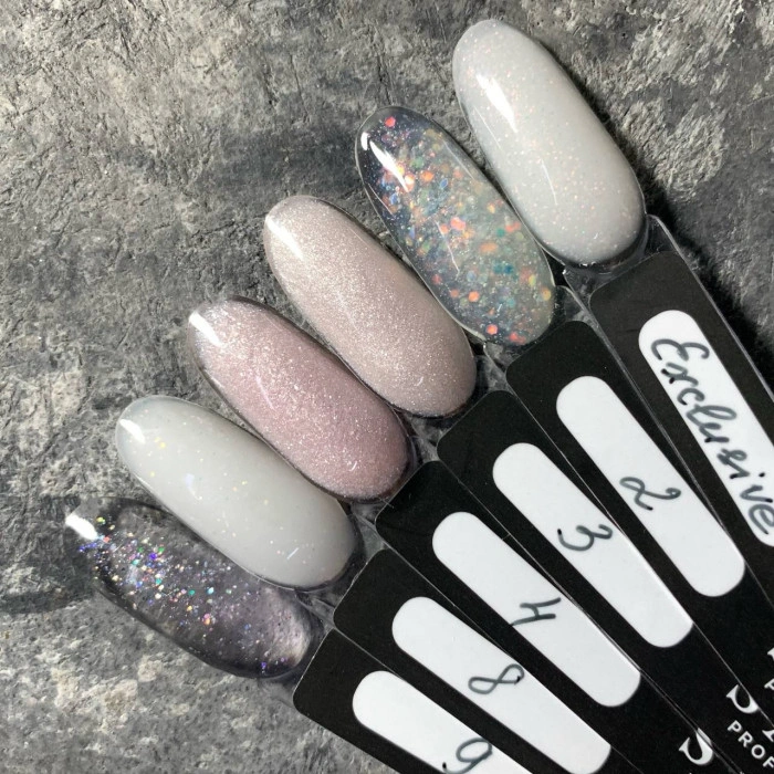 Saga Poly Gel Exclusive #02 Полігель з блискітками 30ml